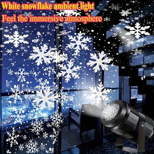 LED Snowflake Projection Light