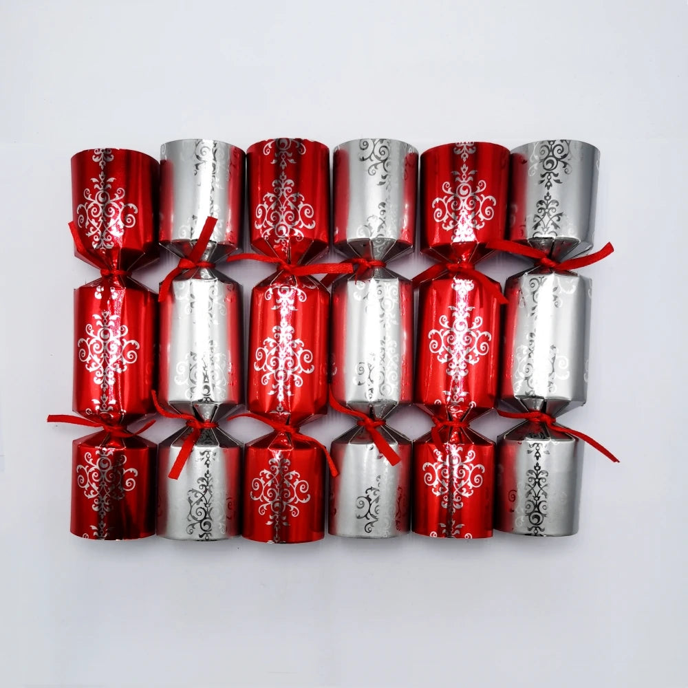 5-Inch Christmas Crackers – 12-Pack Festive Holiday Set