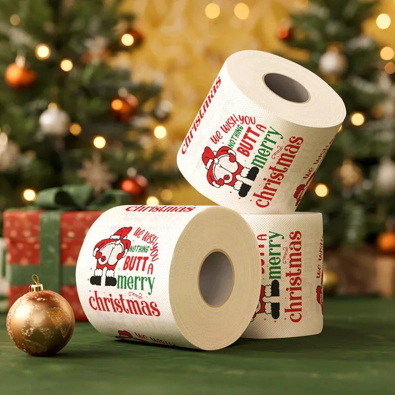 Christmas & New Year Toilet Roll