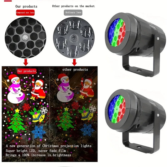 SnowGlow Christmas Projector Light