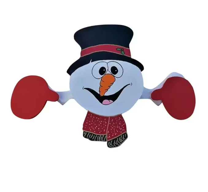 Festive Peeking Character Decoration