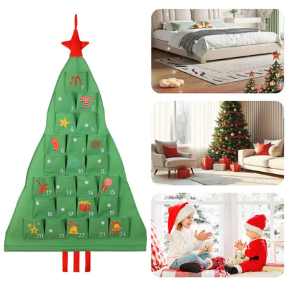 Fabric Advent Calendar – 24-Day Christmas Countdown Tree
