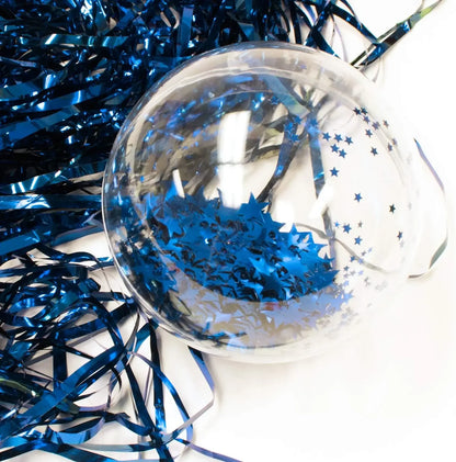 Clear DIY Fillable Christmas Ornaments – Transparent Plastic Hanging Balls (5–10cm)