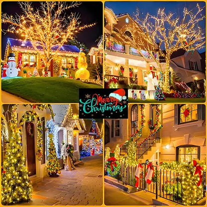 30M Solar-Powered LED String Lights – IP65 Waterproof, 8 Modes