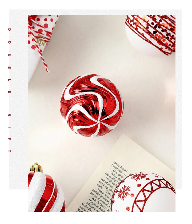 16PCS Shatterproof Christmas Ball Ornament Set – 2.36" Tree Decorations