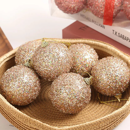 Champagne Gold Christmas Balls (6–30PCS)
