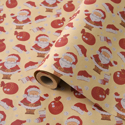 10M Christmas & New Year Gift Wrapping Paper Roll