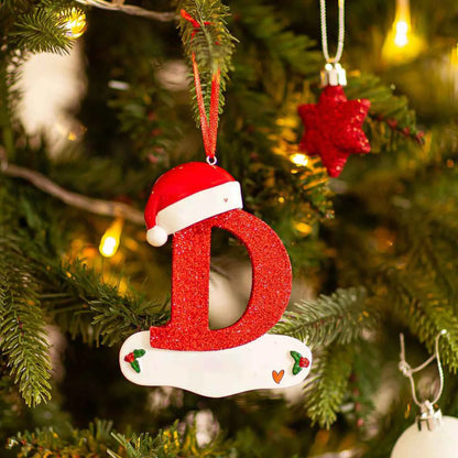 Christmas Tree Decoration Letter Pendant 26 Letters