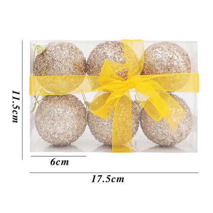 Champagne Gold Christmas Balls (6–30PCS)