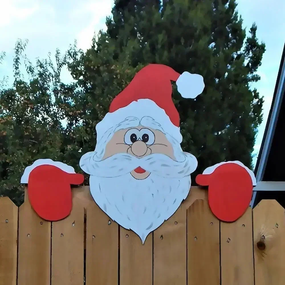 Festive Peeking Character Decoration