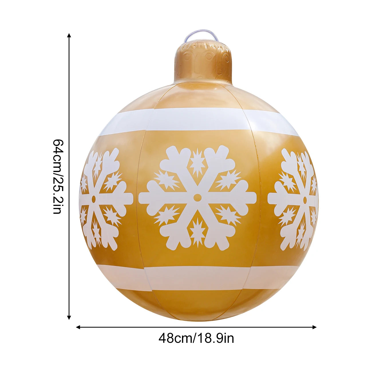 Large Inflatable Christmas Ornament Ball – PVC Holiday Decoration