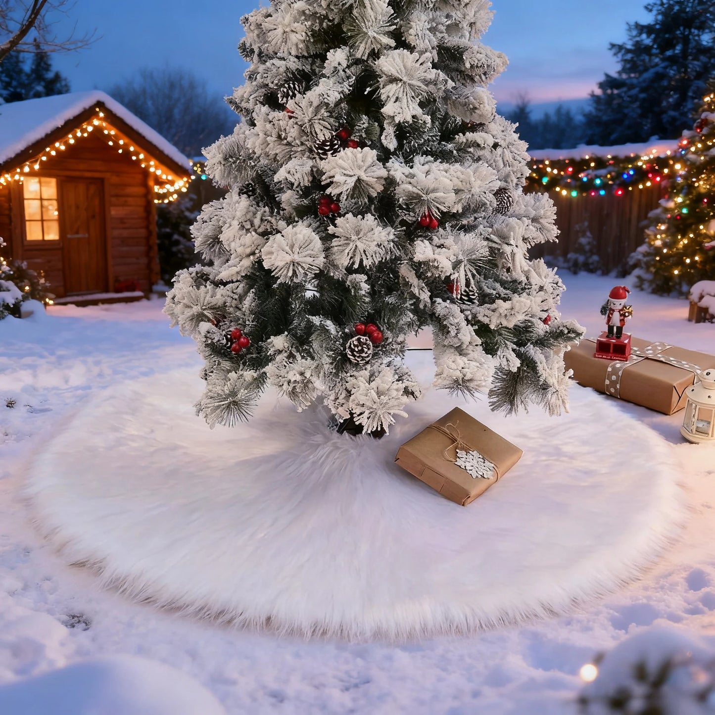 Wool Christmas Tree Skirt