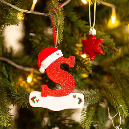 Christmas Tree Decoration Letter Pendant 26 Letters