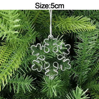 Christmas Home Decorations Crystal Acrylic Ornaments