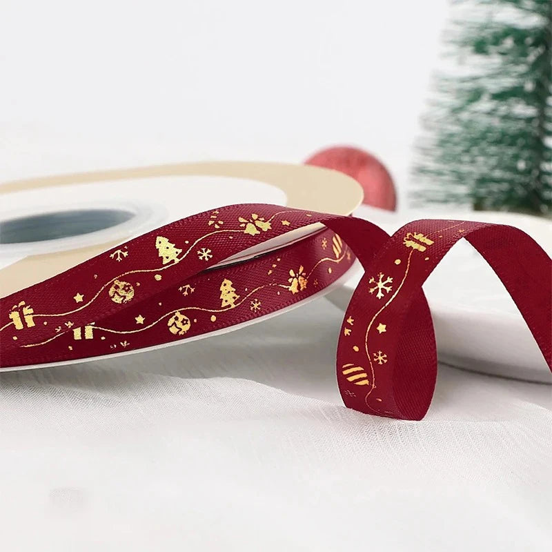 hristmas Printed Polyester Ribbon