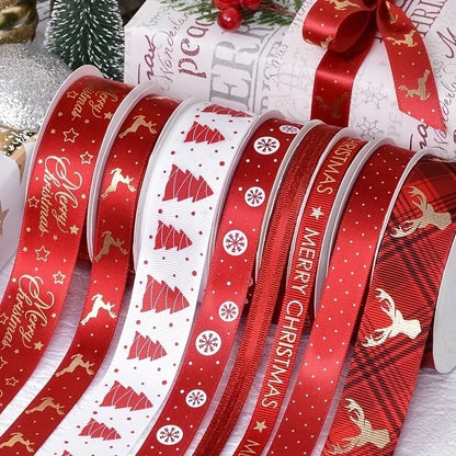 hristmas Printed Polyester Ribbon