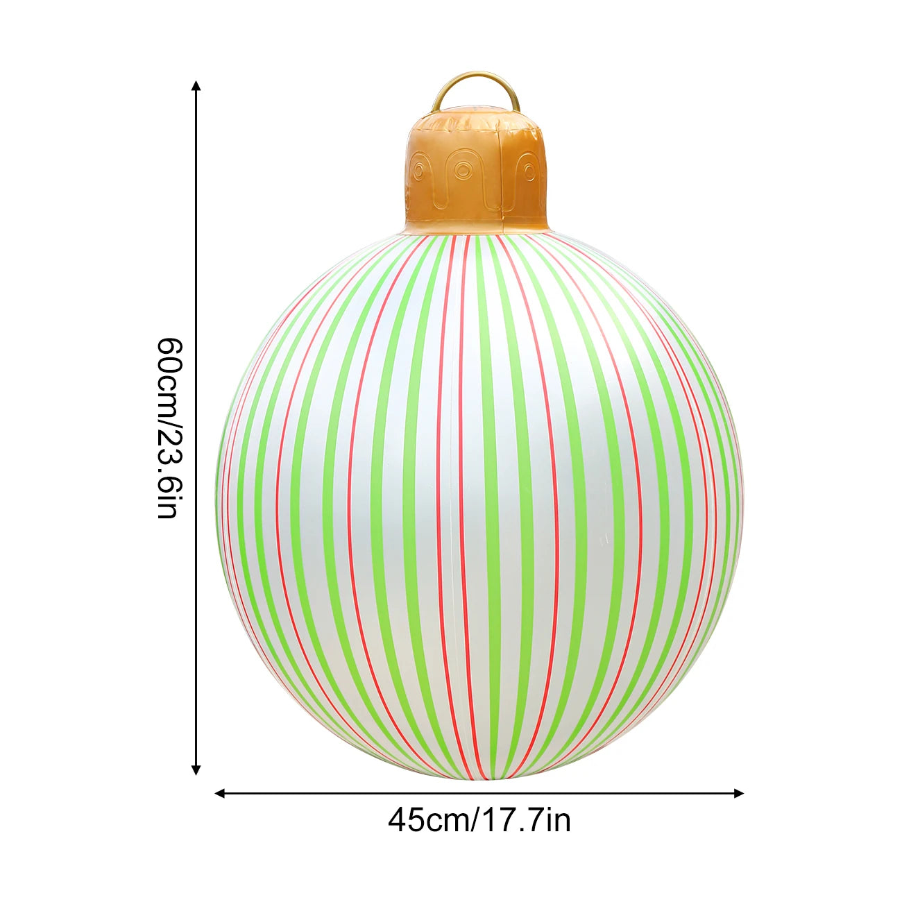 Large Inflatable Christmas Ornament Ball – PVC Holiday Decoration