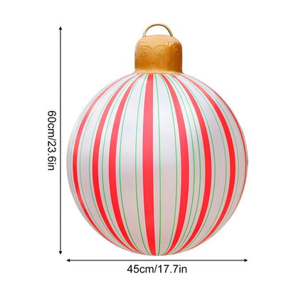 Large Inflatable Christmas Ornament Ball – PVC Holiday Decoration