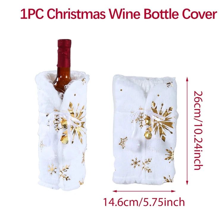 Christmas Wine Bottle Cover