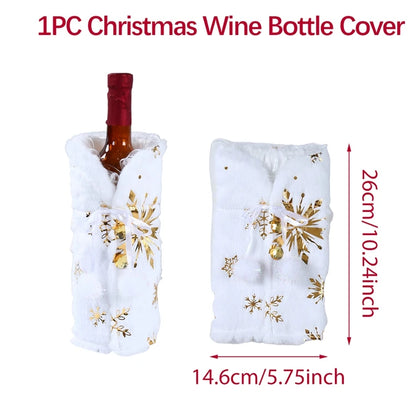Christmas Wine Bottle Cover