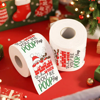 Christmas & New Year Toilet Roll