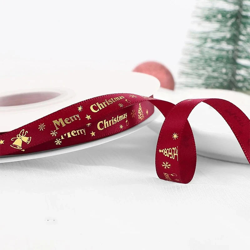 hristmas Printed Polyester Ribbon