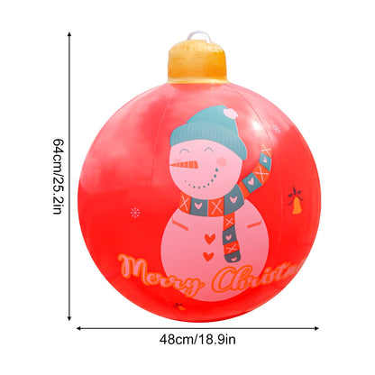 Large Inflatable Christmas Ornament Ball – PVC Holiday Decoration