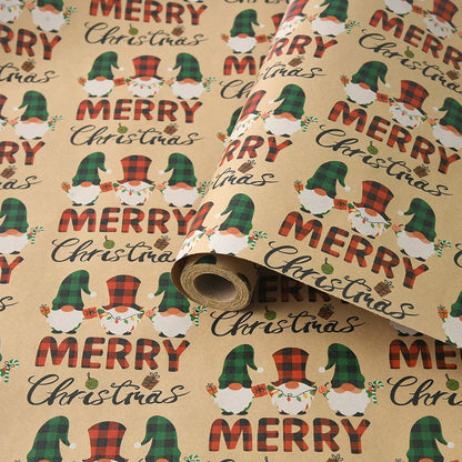 10M Christmas & New Year Gift Wrapping Paper Roll