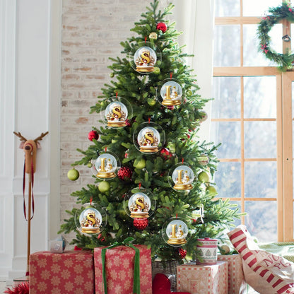 Crystal Ball Acrylic Christmas Ornament – Personalized Hanging Decoration