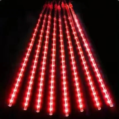 ✨ 30/50cm Waterproof Meteor Shower LED Light Tubes – 8-Tube Set