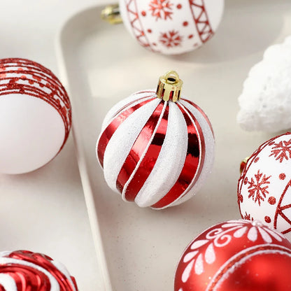 16PCS Shatterproof Christmas Ball Ornament Set – 2.36" Tree Decorations