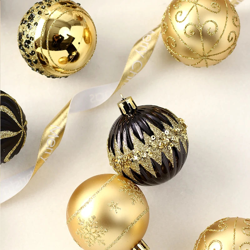 16PCS Shatterproof Christmas Ball Ornament Set – 2.36" Tree Decorations