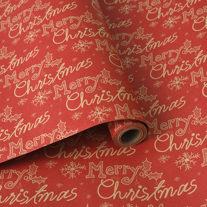 10M Christmas & New Year Gift Wrapping Paper Roll