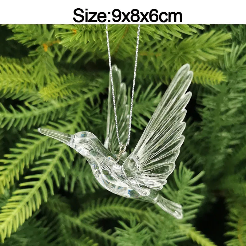 Christmas Home Decorations Crystal Acrylic Ornaments