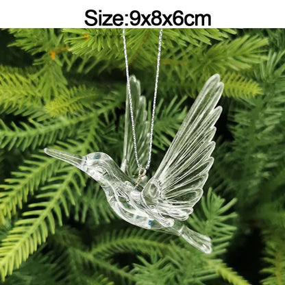 Christmas Home Decorations Crystal Acrylic Ornaments