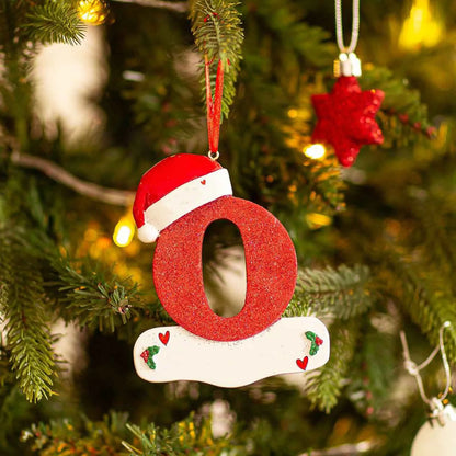 Christmas Tree Decoration Letter Pendant 26 Letters