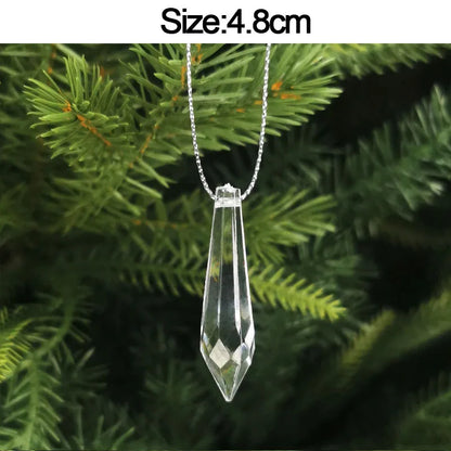 Christmas Home Decorations Crystal Acrylic Ornaments