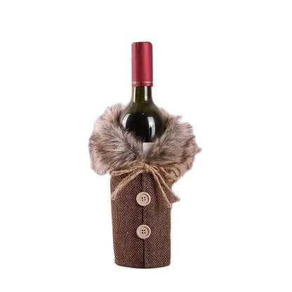 Christmas Wine Bottle Cover