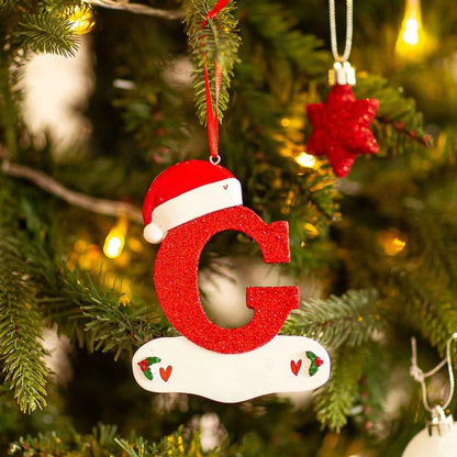 Christmas Tree Decoration Letter Pendant 26 Letters