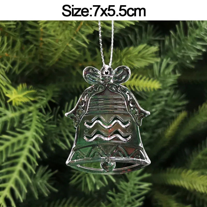 Christmas Home Decorations Crystal Acrylic Ornaments