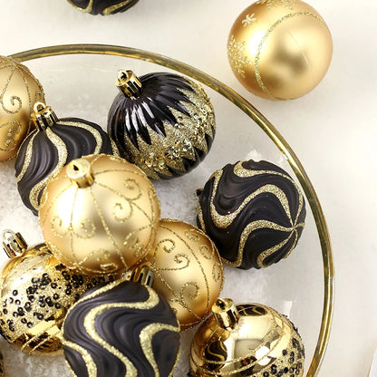 16PCS Shatterproof Christmas Ball Ornament Set – 2.36" Tree Decorations