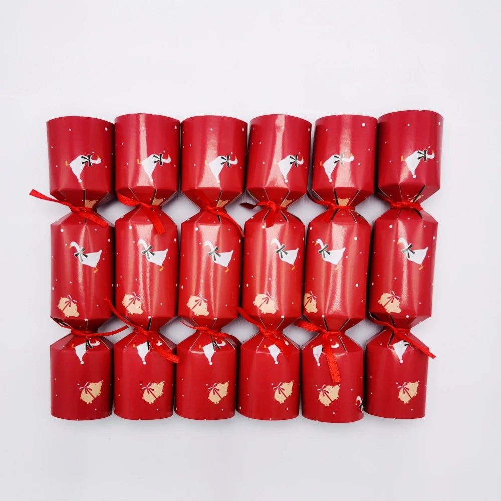 5-Inch Christmas Crackers – 12-Pack Festive Holiday Set