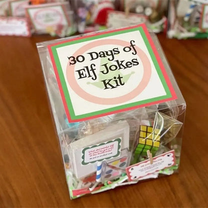 24/30-Day Elf Activity Countdown Kit – Fun Christmas Pranks
