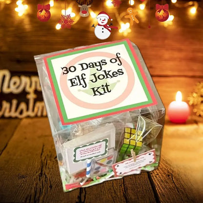 24/30-Day Elf Activity Countdown Kit – Fun Christmas Pranks