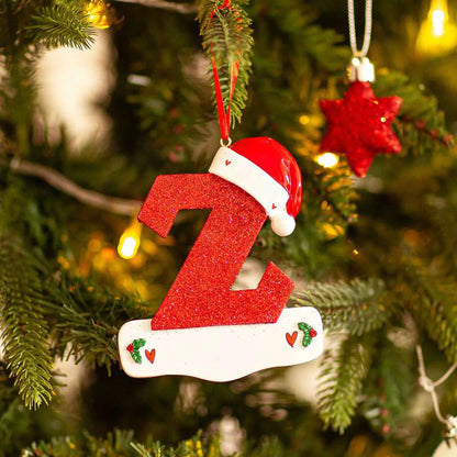 Christmas Tree Decoration Letter Pendant 26 Letters