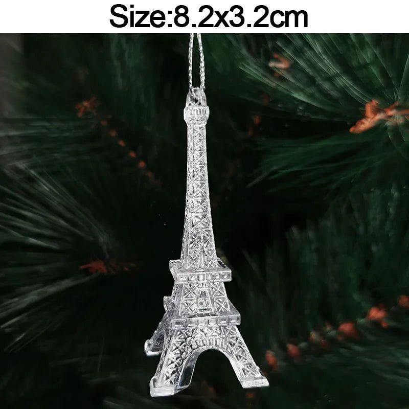 Christmas Home Decorations Crystal Acrylic Ornaments