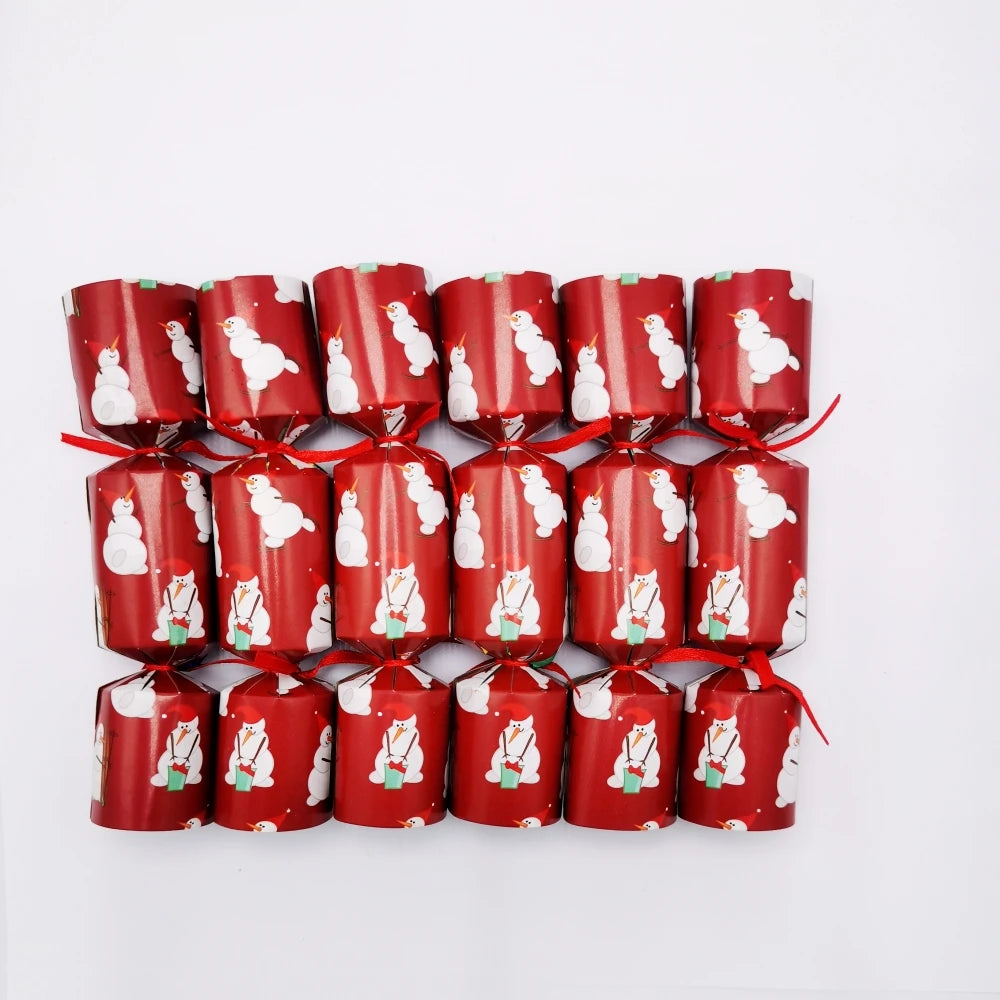 5-Inch Christmas Crackers – 12-Pack Festive Holiday Set