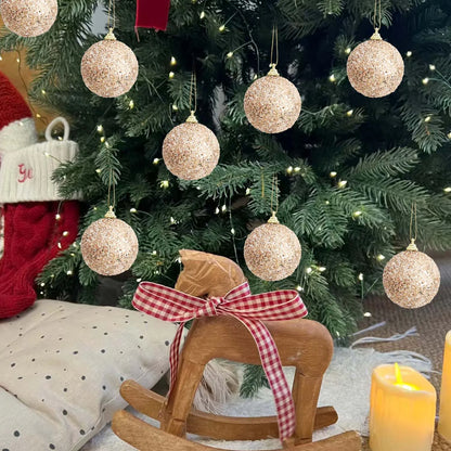 Champagne Gold Christmas Balls (6–30PCS)