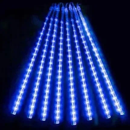 ✨ 30/50cm Waterproof Meteor Shower LED Light Tubes – 8-Tube Set