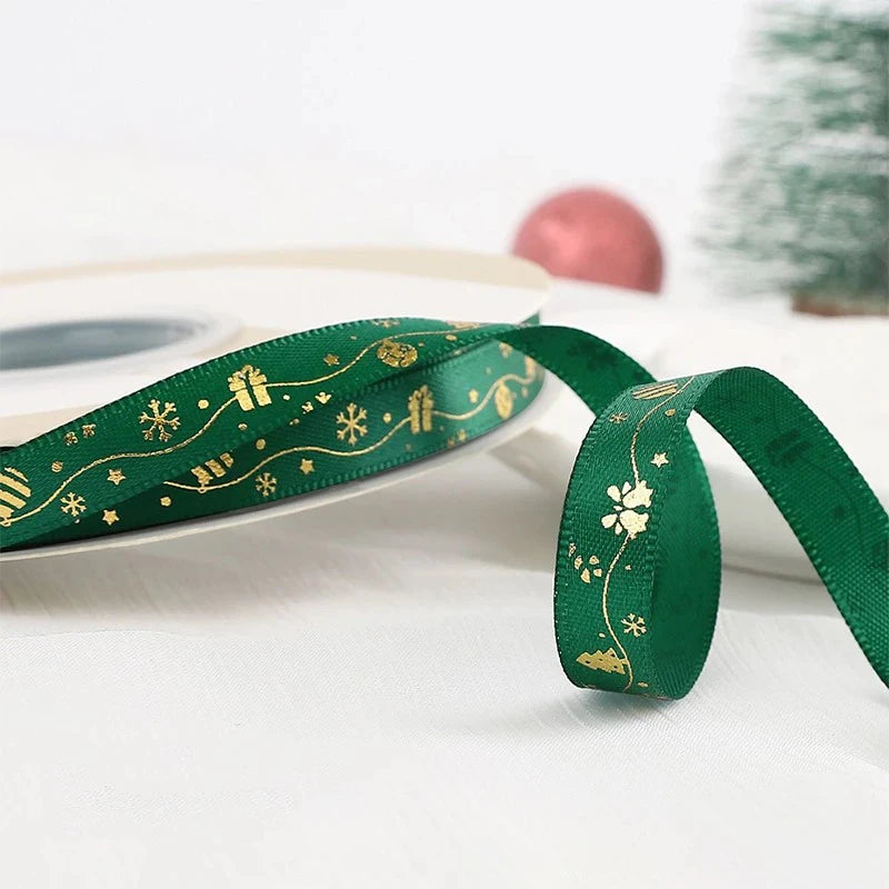hristmas Printed Polyester Ribbon